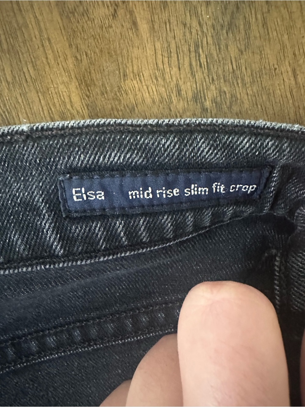 Citizens Of Humanity Elsa mid rise slim fit crop Premium Vintage Black Jeans - Picture 4 of 9